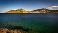 Scenic view of the seaside architecture in Crete, Greece