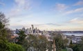 Scenic view Seattle cityscape in the sunset time,Washington,USA. -shoot in 03/18/16 -editorial use only