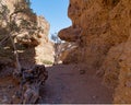 Scenic view of Sesriem Canyon, Namibia on a sunny day Royalty Free Stock Photo