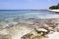 Grand Cayman Seven Mile Beach Rocky Shore Royalty Free Stock Photo