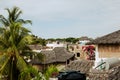 Scenic view shore against buildings in Shela Beach, Lamu Island, Kenya