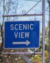 Scenic View Sign