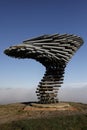 Scenic view of the Singing Ringing Tree in Crown Point, Burnley, Lancashire