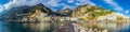 Panoramic view of Amalfi town, Italy Royalty Free Stock Photo