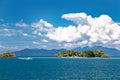 Scenic view on small tropical islands. Thailand. Royalty Free Stock Photo