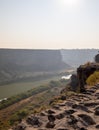 Scenic view of Snake river canyon at Twin Falls Idaho Royalty Free Stock Photo