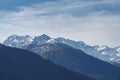 Valtellina valley mountains, Lombardy region, northern Italy Royalty Free Stock Photo