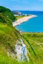 Scenic view of South Foreland Heritage Coast UK Royalty Free Stock Photo