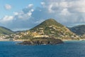 Scenic view of St. Maarten, Dutch-side, in the Caribbean