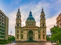 Scenic view of St. Stephen's Basilica, Budapest, Hungary Royalty Free Stock Photo