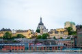 Scenic view of Stockholm's cityscape, with iconic landmarks Royalty Free Stock Photo