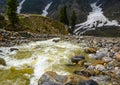 Scenic View of Stream in Naran Kaghan Valley, Pakistan Royalty Free Stock Photo