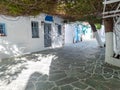 Street scene on Folegandros island