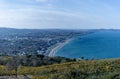 Scenic view from the summit of Bray Head, County Wicklow, Ireland Royalty Free Stock Photo