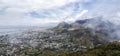 Scenic view of Table Mountain in Cape Town, South Africa Royalty Free Stock Photo