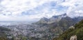Scenic view of Table Mountain in Cape Town, South Africa Royalty Free Stock Photo