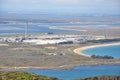 Scenic view taken from Bluff Hill Lookout Point which is used to be the site of an artillery battery in Napier, New Zealand