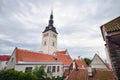 Scenic view of Tallin cityscape, Estonia. Royalty Free Stock Photo