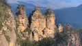 Scenic view of the Three Sisters peaks Royalty Free Stock Photo