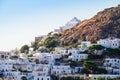 Scenic view of traditional Greek village Plaka, Greece Royalty Free Stock Photo