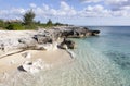 Grand Bahama Transparent Waters And A Tiny Beach Royalty Free Stock Photo