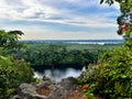 Scenic view of Ubin island from Puaka hill Royalty Free Stock Photo