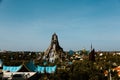 Scenic view of Universal's Volcano Bay water park Royalty Free Stock Photo