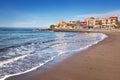 Scenic view of Valle Gran Rey beach in La Gomera, Canary islands, Spain. Royalty Free Stock Photo