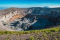 Scenic view of the Volcanic crater - The ash pit of Mount Ol Doinyo Lengai in Ngorongoro Conservation Area in Tanzania Royalty Free Stock Photo