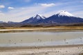 Scenic view of volcanic group, Chile