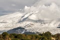 Scenic view of Volcano Etna from Nicolosi, Catania, Sicily, Italy Royalty Free Stock Photo