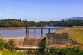 Scenic view of a water dam in the Aberdare Ranges, Kenya Royalty Free Stock Photo