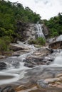 Big waterfall in the forest