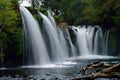 Scenic view of the waterfall of Pichi Ignao river in Chile