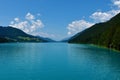 Scenic view of Weissensee lake Royalty Free Stock Photo