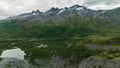 Scenic view of the Worthington Glacier State Recreation Area in Valdez, Alaska, USA Royalty Free Stock Photo