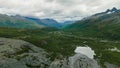 Scenic view of the Worthington Glacier State Recreation Area in Valdez, Alaska, USA Royalty Free Stock Photo