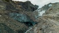 Scenic view of the Worthington Glacier in Valdez, Alaska, USA Royalty Free Stock Photo