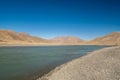 Scenic view of Yarlung Tsangpo the upper stream of Brahmaputra River