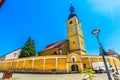 Yellow church in Ludbreg shrine, Croatia. Royalty Free Stock Photo