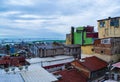 Scenic view of Yenikapi port area Marmara Sea Istanbul city Turkey Royalty Free Stock Photo