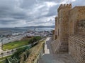 Scenic view from the York castle in Tangier at night Royalty Free Stock Photo