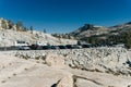 Scenic view on the Yosemite National Park from Olmsted Point, USA - sep 2022