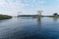 Scenic view of Zambezi River near Victoria Falls, Zimbabwe Royalty Free Stock Photo