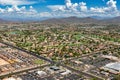 Scenic views from above in East Mesa, Arizona