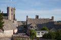 Views of Corfe from the Castle in Dorset in the United Kingdom