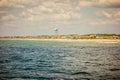 Scenic views at oak island beach north carolina Royalty Free Stock Photo