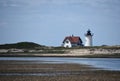 Scenic Views of Race Point Lighthouse and Tidal Marsh