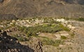Scenic village Bilad Sayt in Sultanate of Oman Royalty Free Stock Photo