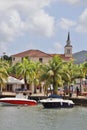 Anse Mitan, Martinique - 12/14/17 - Scenic water front and boats in Anse Mitan